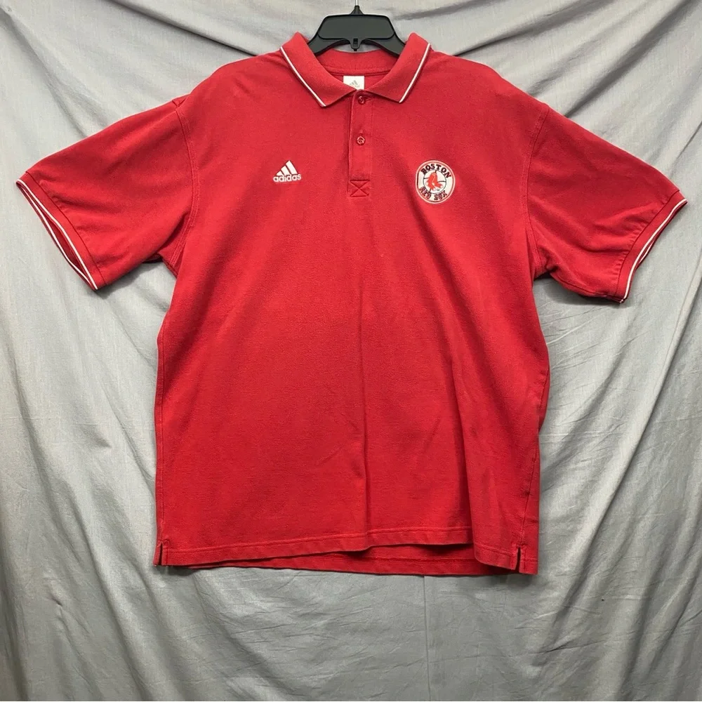 Boston Red Sox Adidas Polo Collar Shirt Size | XL